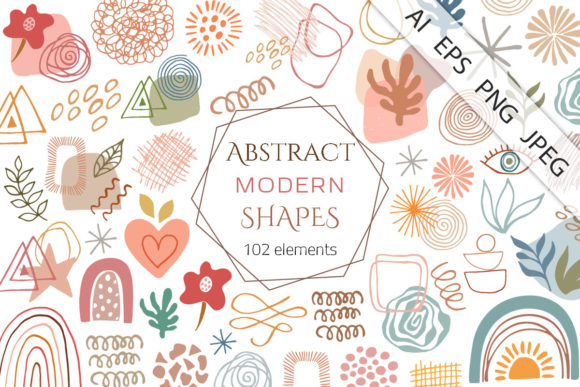 Download Modern Abstract Design Shapes - Abstract design Collection