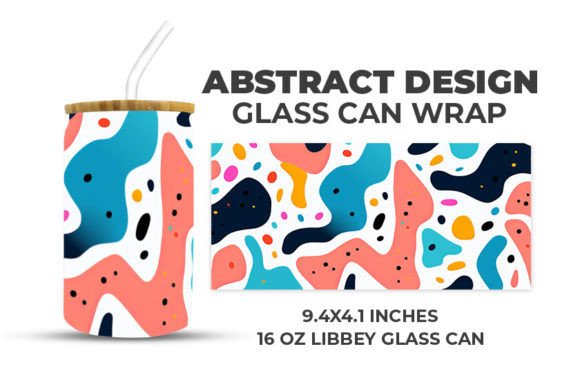 Download Abstract Design Glass Can Wrap - Abstract design Collection