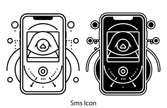 Download Sms Icon Outline Vector Simple Set - Simple set Collection